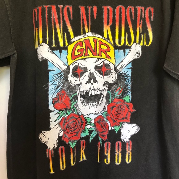 Guns N Roses Tour 88 Band T Shirt GNR - Picture 2 of 4